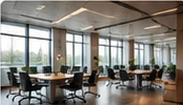 Open-plan office and boardroom considered for Office Vastu